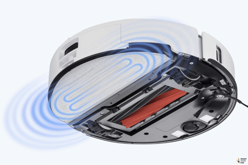 Vibrating wiping functions of the Roborock S8 Pro Ultra
